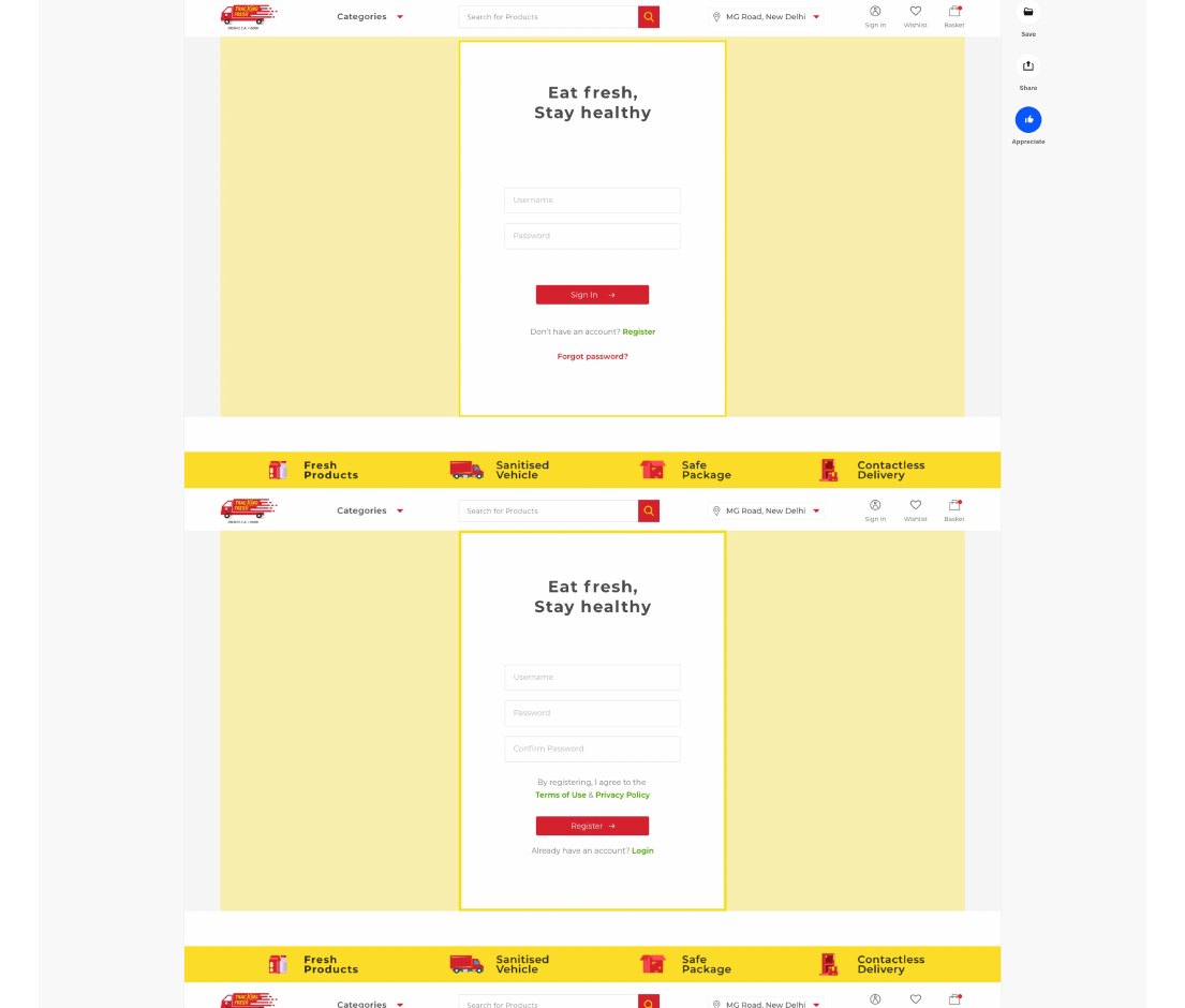 Tracking Fresh e-commerce